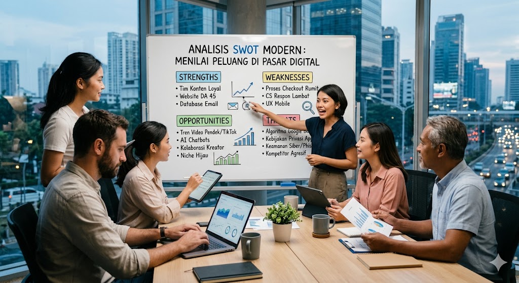 Analisis SWOT Modern: Menilai Peluang di Pasar Digital