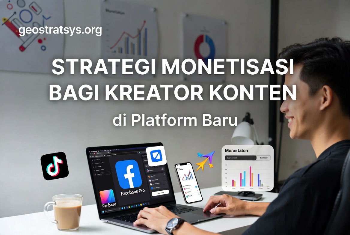 Strategi monetisasi bagi kreator konten di platform baru